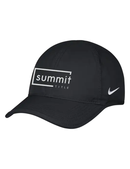 Nike Black Featherlight Cap w/Summit Title Logo