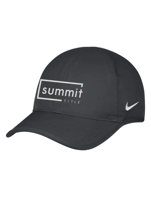 Nike Charcoal Featherlight Cap w/Summit Title Logo