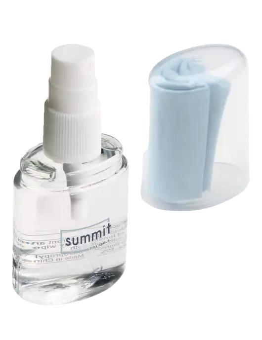 Lens Cleaning Spray & Microfiber Cloth w/Summit Title Group Logo