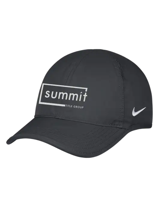 Nike Charcoal Featherlight Cap w/Summit Title Group Logo