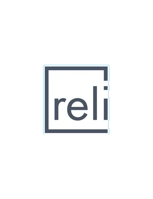 Reli Title Small Decal (3"w)